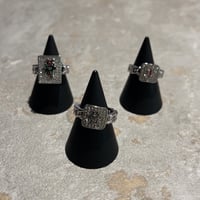 シルバー麻雀牌リング