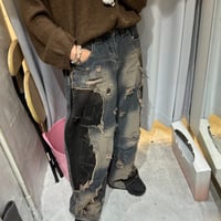 ダメージ加工デニムパンツ(No.B2171)