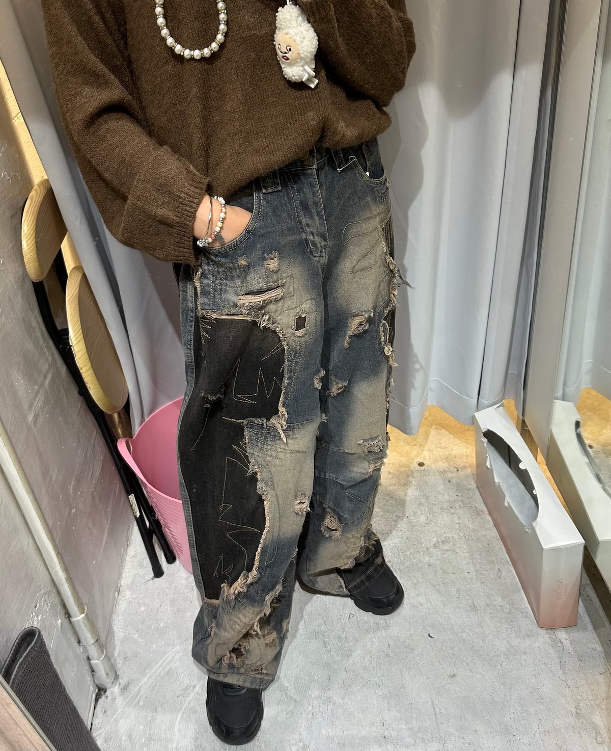 ダメージ加工デニムパンツ(No.B2171) | RICO