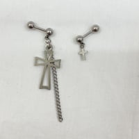 十字架ピアス(NO.E63,G98)