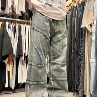 スタッズラインデニムパンツ(NO.8526)