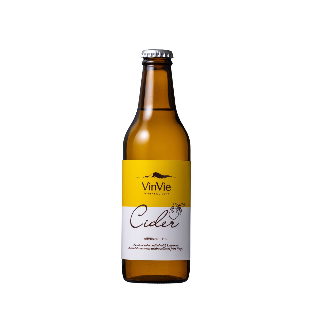 蜂酵母のシードル（アシナガバチ） 330ml | VinVie Online Shop