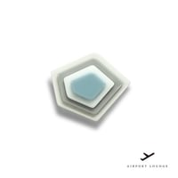 帯留 <contour 5 /コンター 5 >ホワイト×グレーW