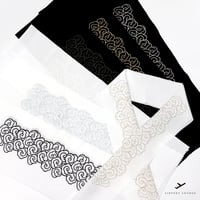 刺繍半衿 【雲】