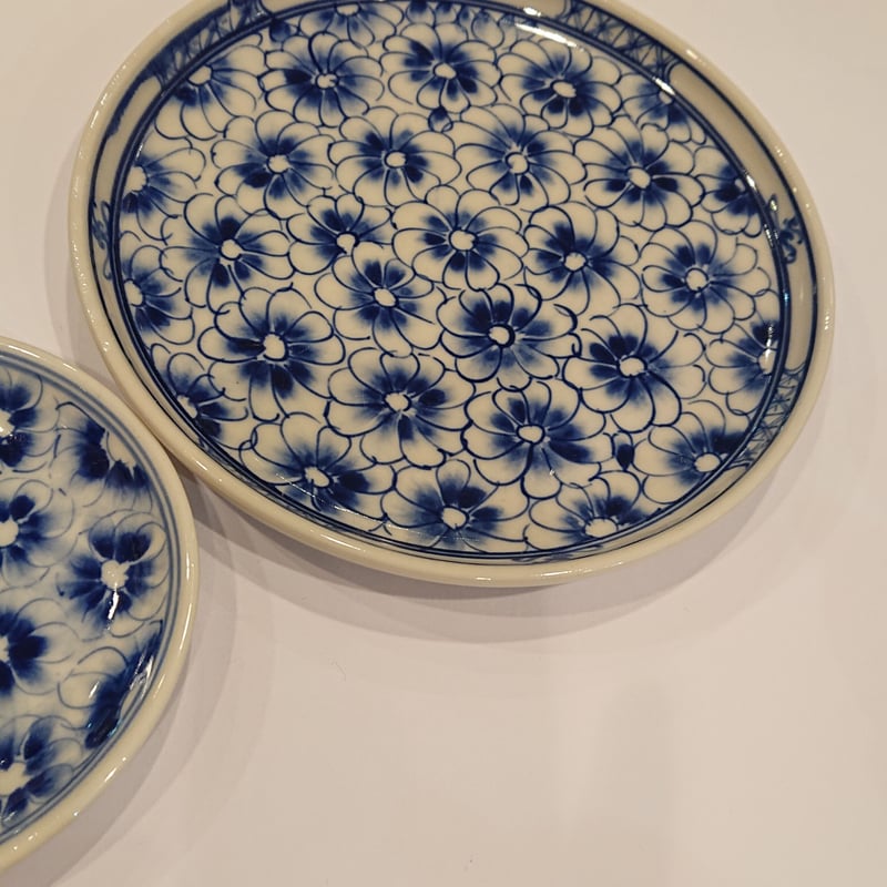 ベトナム バッチャン焼き 茶器セット 菊 藍色 | Ethnic Tea Salon