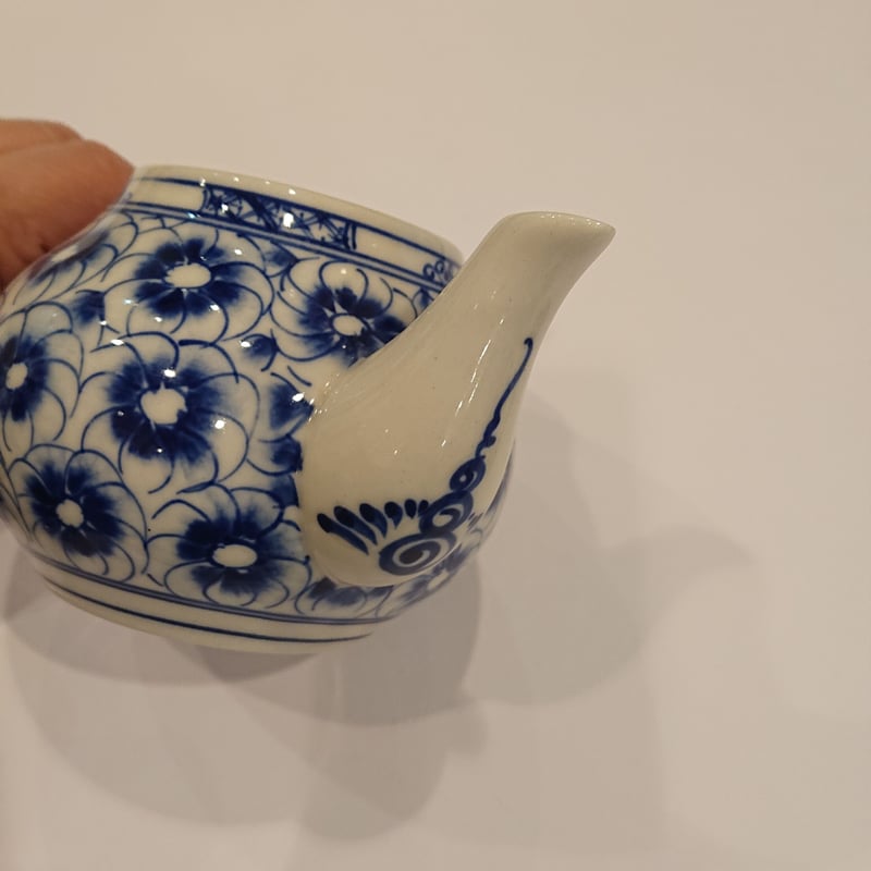 ベトナム バッチャン焼き 茶器セット 菊 藍色 | Ethnic Tea Salon