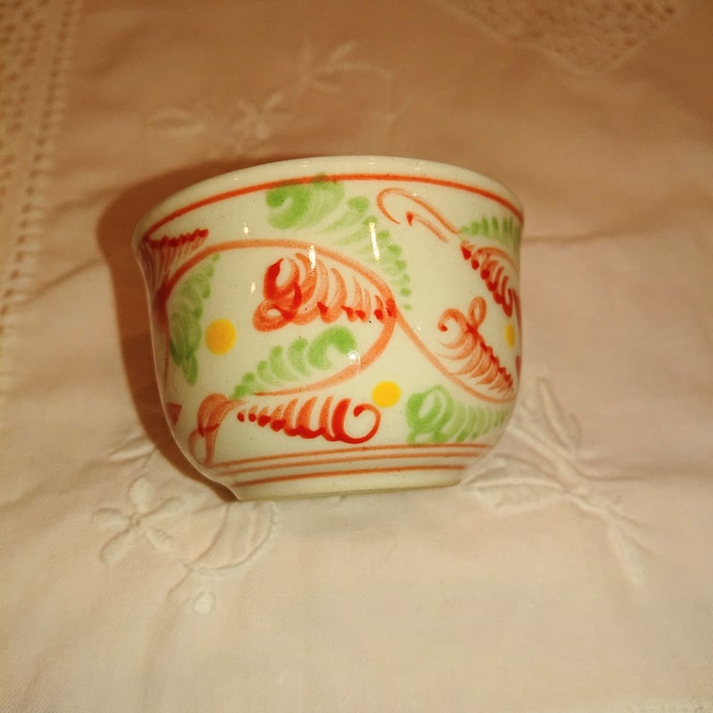 ベトナム バッチャン焼き 茶器セット 蓮花 赤色 | Ethnic Tea Salon