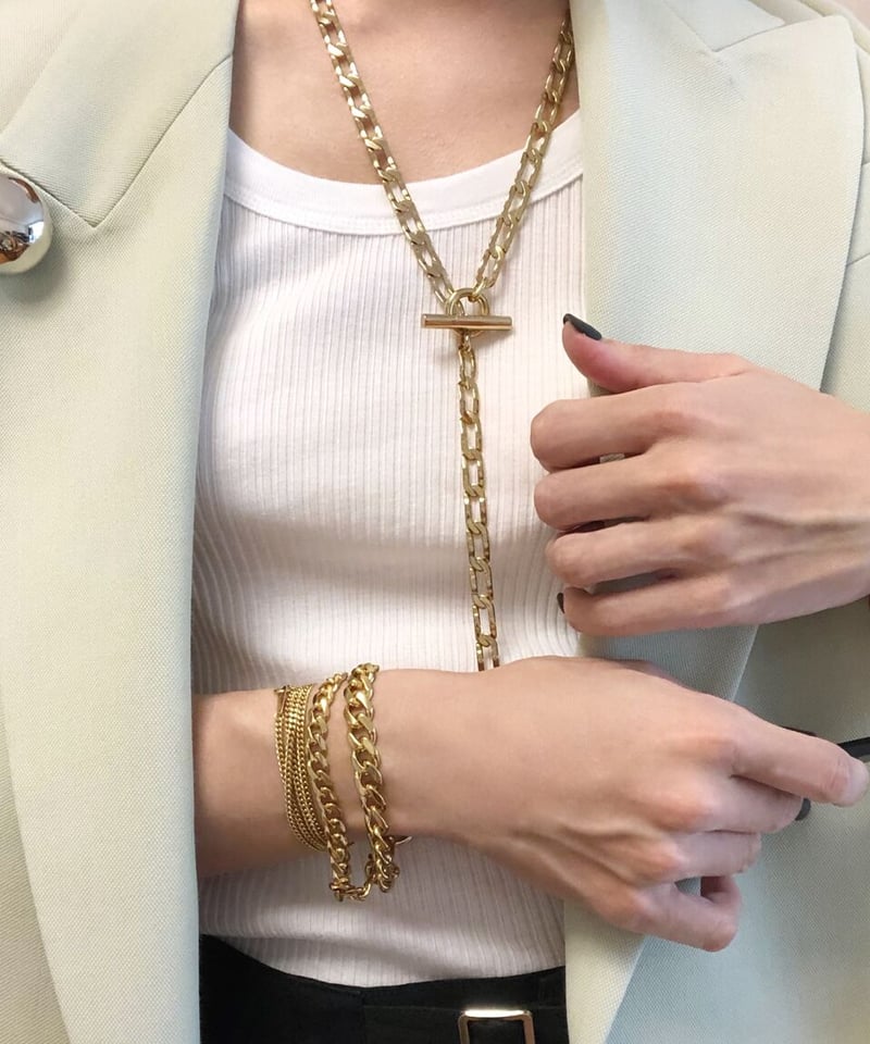 in mood /インムード】ANGLE:ネックレス（ゴールド） | THEEN