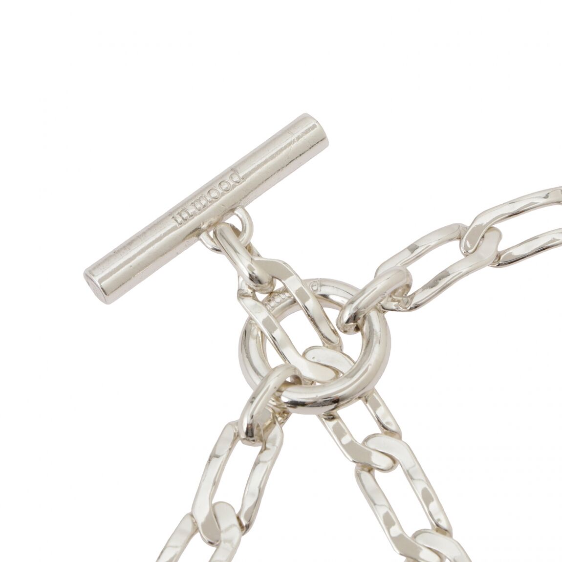 in mood シルバーネックレス　新品、未使用 in mood /インムード】ANGLE:ネックレス（シルバー） | THEEN