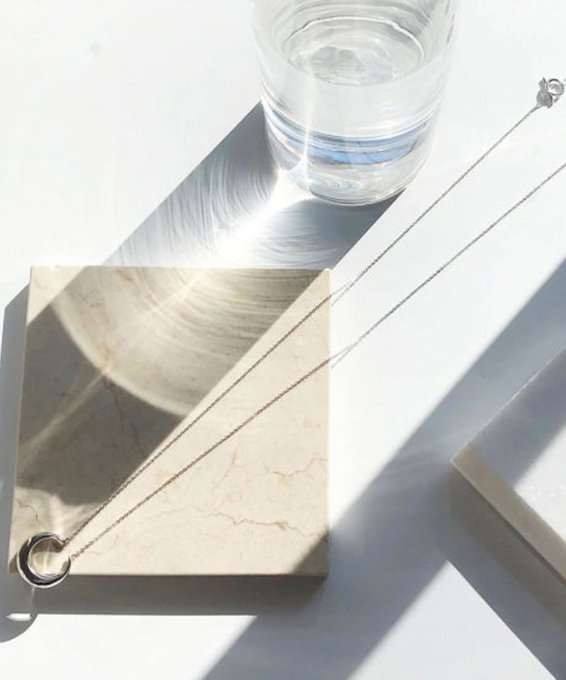 in mood /インムード】NOODLE long:ネックレス（シルバー） | THEEN