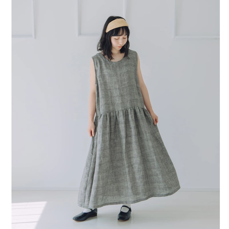 ペチワンピース / グレンチェック | Momono-hana