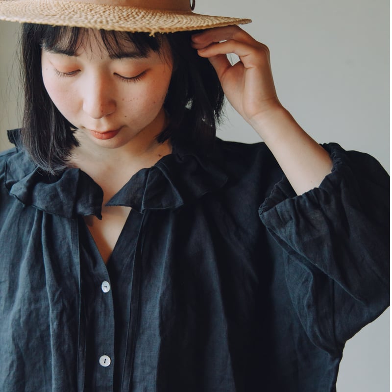 momonohana ブラウス　作家さま　リネン momonohana ブラウス 作家さま リネン