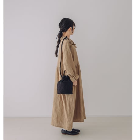 layer collarワンピース　/　ブロード　BEG