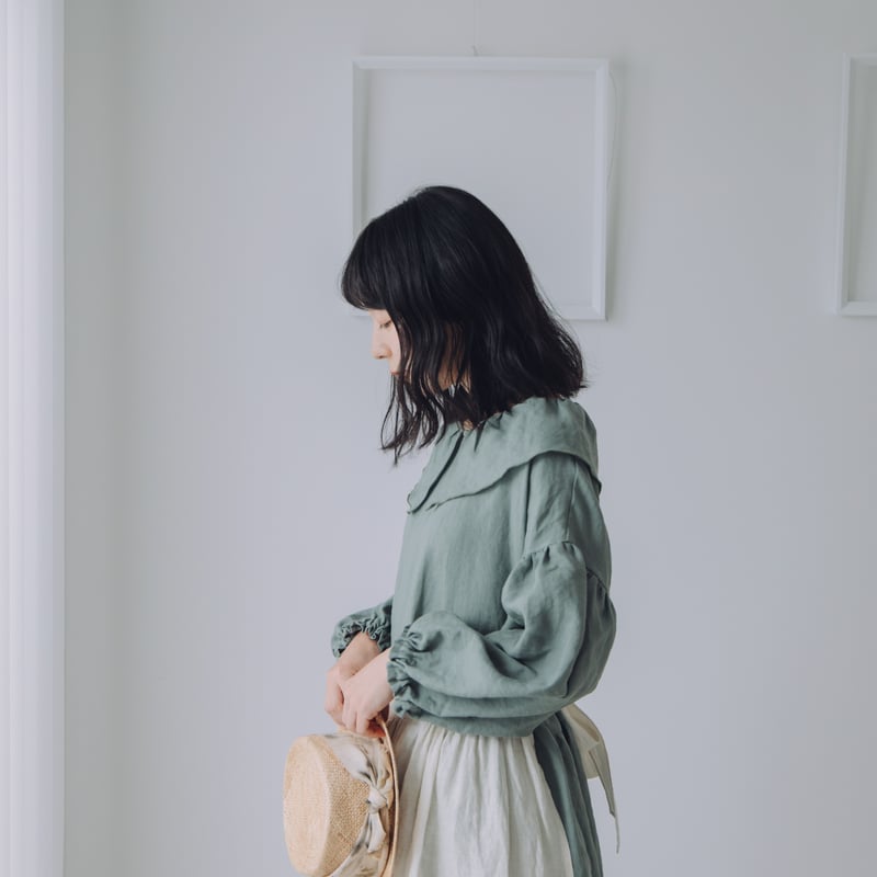 ゆこ様 ワンピース 1ミント シルク ティアードワンピース（ワンピース）｜STRASBURGO