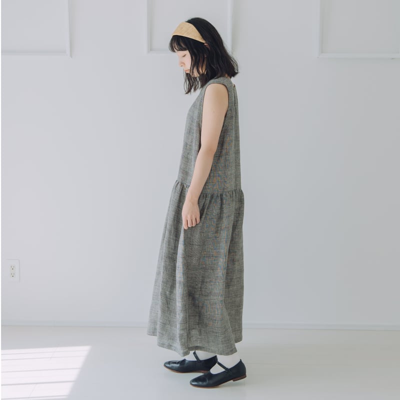 ペチワンピース / グレンチェック | Momono-hana