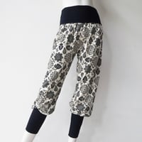 ハーレムパンツ　レーヨンスパンデックス薄手　プリント・タイル　 [YP.33RL/L-PT.TILE]