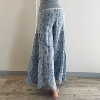 ジプシーパンツ　レーヨンボイル薄手　バティックスタンプ　[YP.29RV/L-BS]