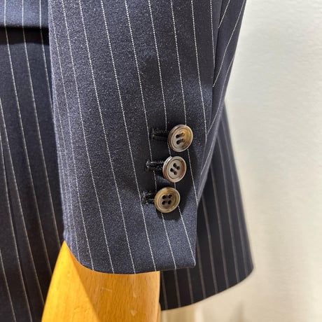 No.2306152　ストライプピークドラペルジャケット　Made in Japan