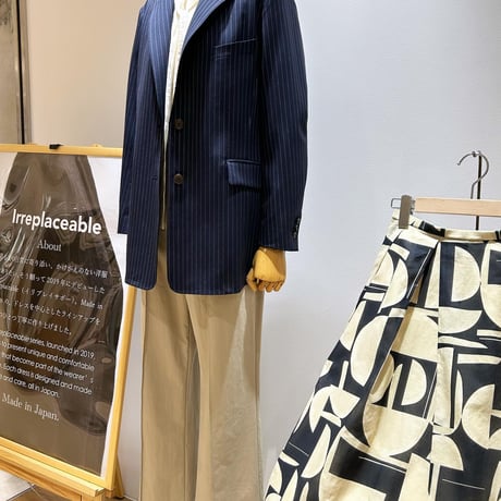No.2306152　ストライプピークドラペルジャケット　Made in Japan