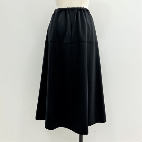 No.2211119-2　ミラノリブポンチフレアスカート　Made in Japan
