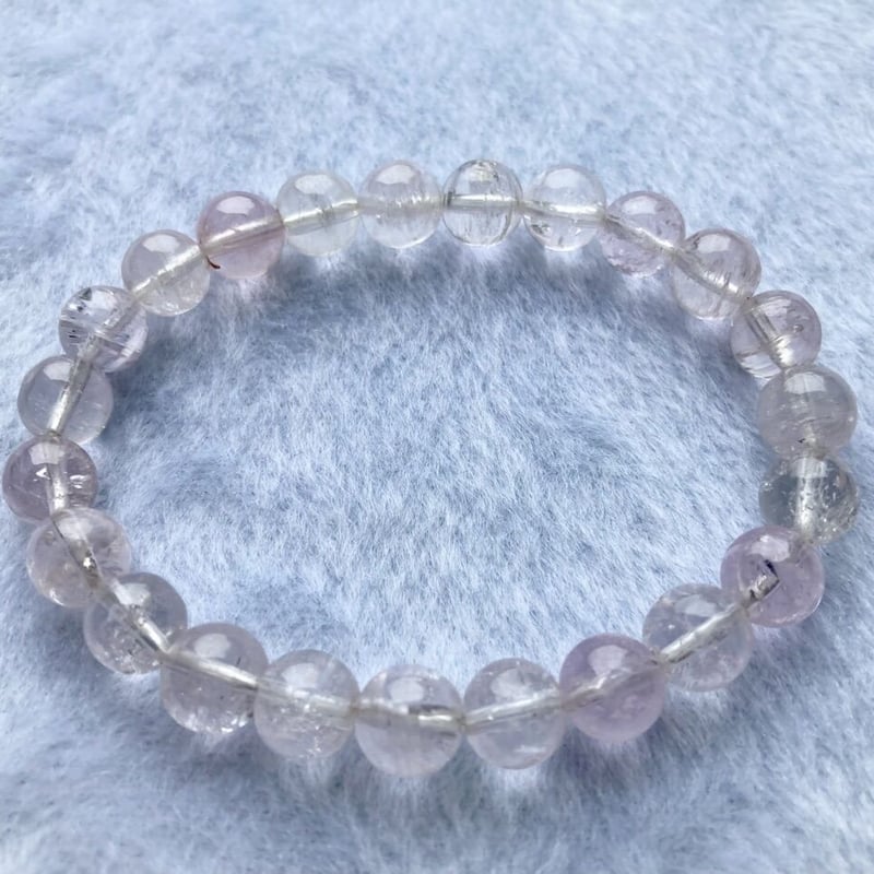 高品質　クンツァイト9mm Pt900 クンツァイト ダイヤモンドネックレス KU 4.16ct D 0.06ct