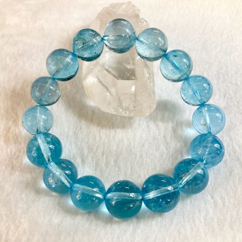 Premium品質】ディープブルートパーズ 14mm/17.5cm | 那須高原 石の愉楽