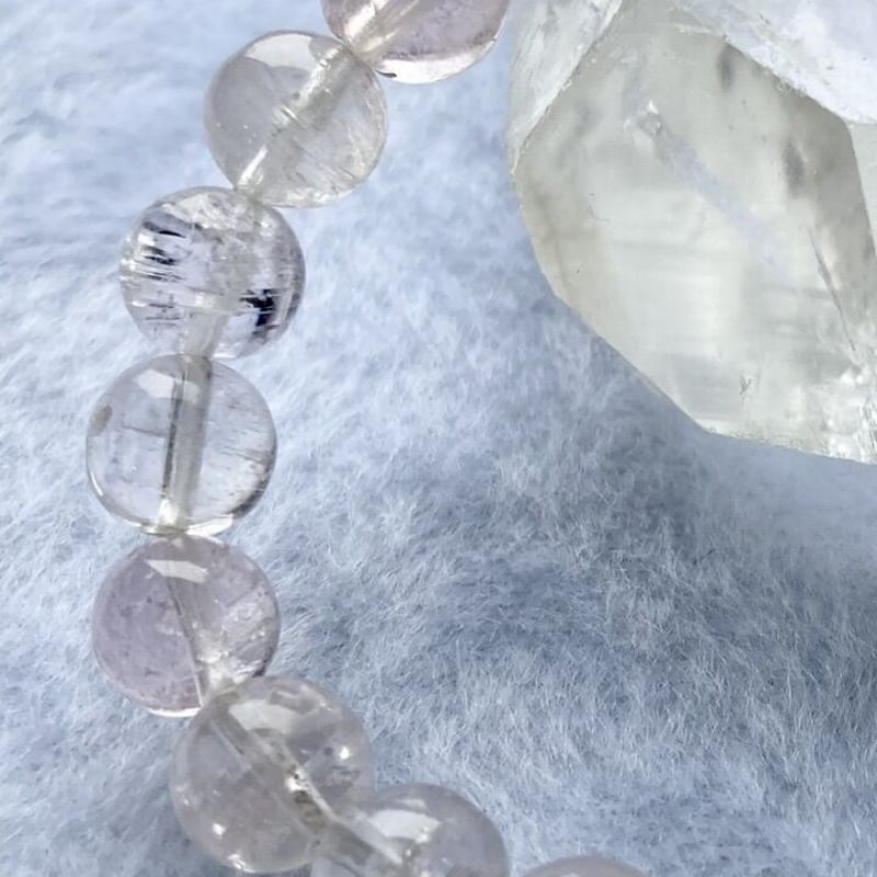 最高級品質】 クリアークンツァイトのブレス 8mm/16cm | 那須