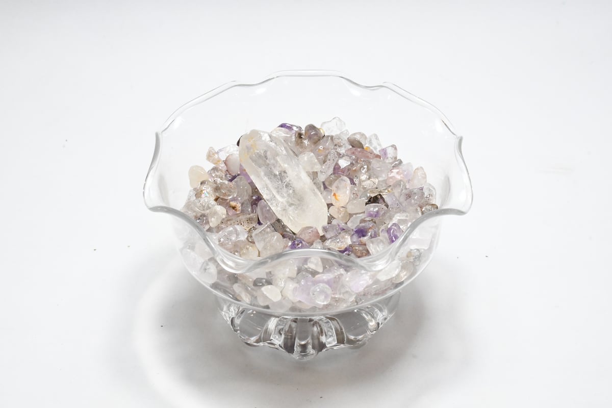 天然石　鉱物1ケース132個セット　アンモナイト〜 スーパーセブン　2.7cm角 天然石 鉱物 結晶 1ケース132ピースセット販売 アンモナイト