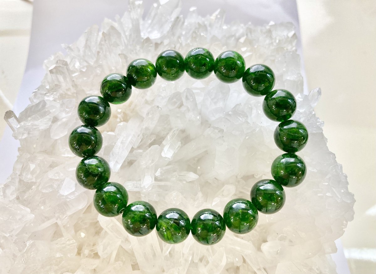 クロムダイオプサイト 5A 11㎜/16cm | 那須高原 石の愉楽