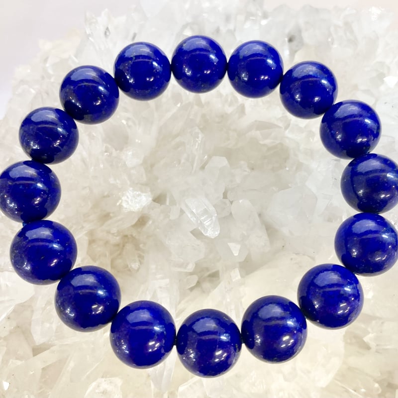 ☆高級品！福財開運宝珠⑩！瑠璃光！ロイヤルブルー　ラピスラズリ　ブレス 美しい瑠璃色が魅力！ラピスラズリブレスレット｜10月2日新着
