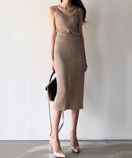 camisole and midi skirt (2 colors)