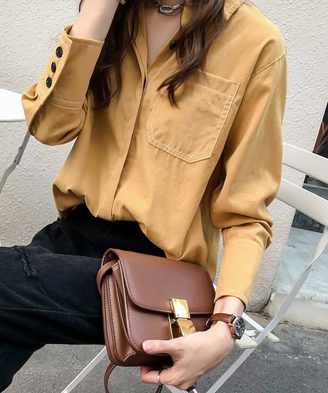 big pocket stitch shirt (3 colors)