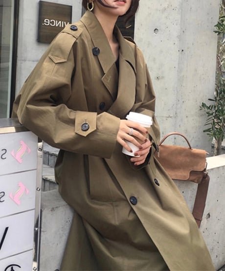 long trench coat (2 colors)