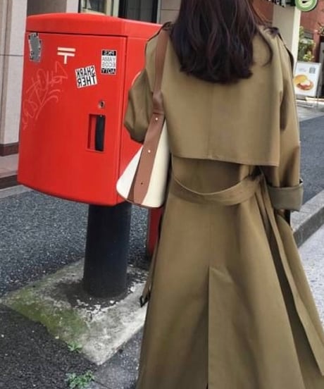 long trench coat (2 colors)