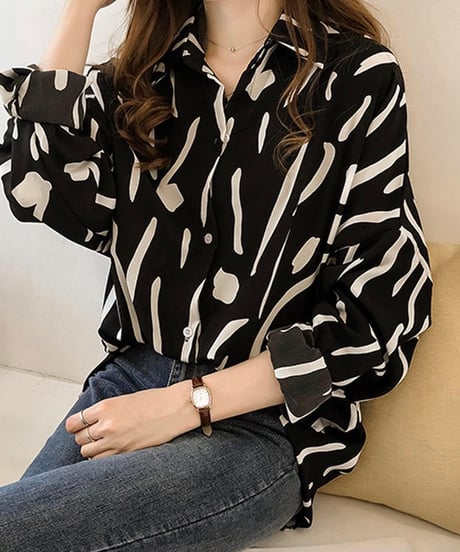 monotone shirt blouse (2 colors)