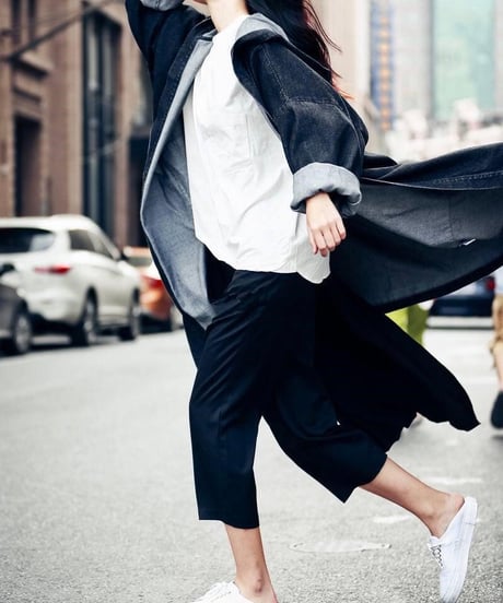 long denim coat (2 colors)