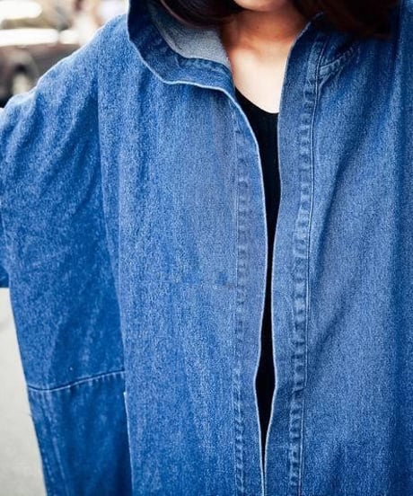 long denim coat (2 colors)
