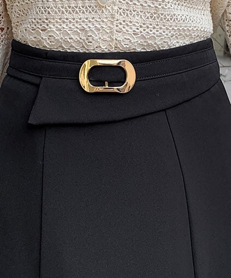 high waist flared skirt (3 colors)