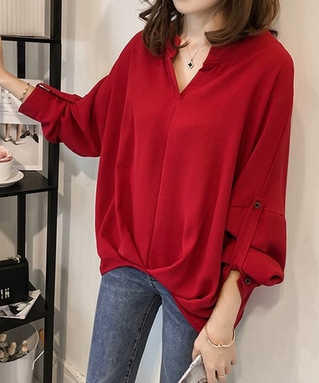 roll-up sleeve shirt (3 colors)