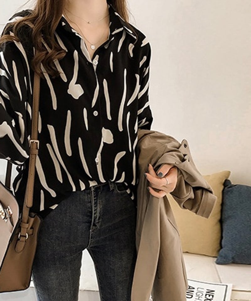 monotone shirt blouse (2 colors) | REPOACE®︎