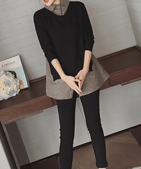 long length sweater shirt (1 color)