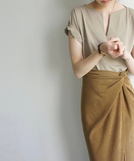 matte texture cross skirt (1 colors)