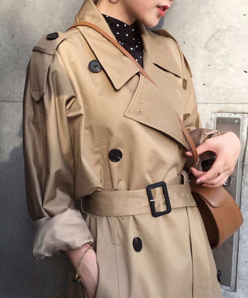long trench coat (2 colors) | REPOACE®︎