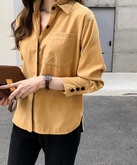 big pocket stitch shirt (3 colors)