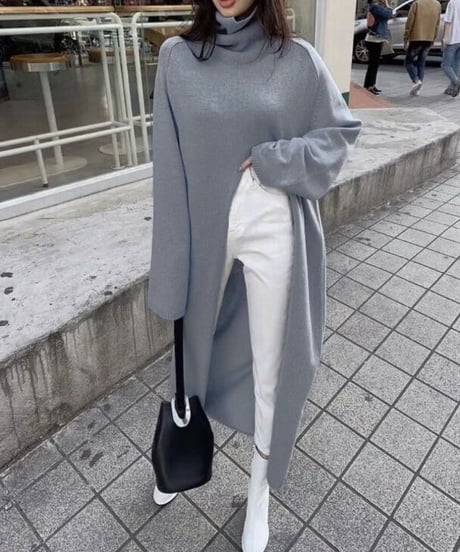 center slit knit dress (3 colors)