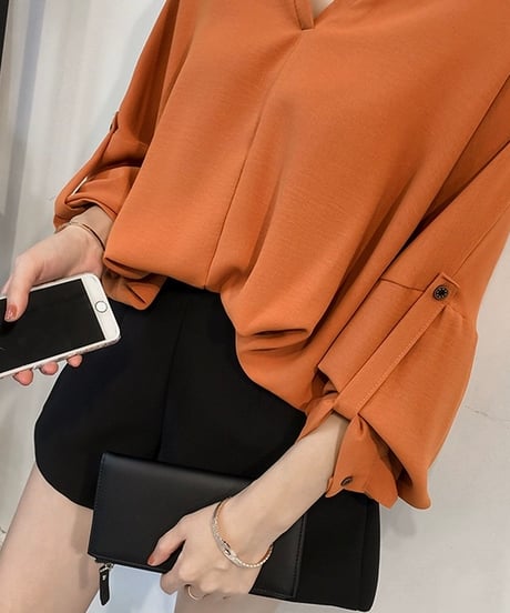 roll-up sleeve shirt (3 colors)