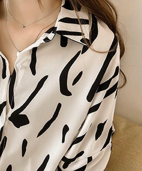 monotone shirt blouse (2 colors)