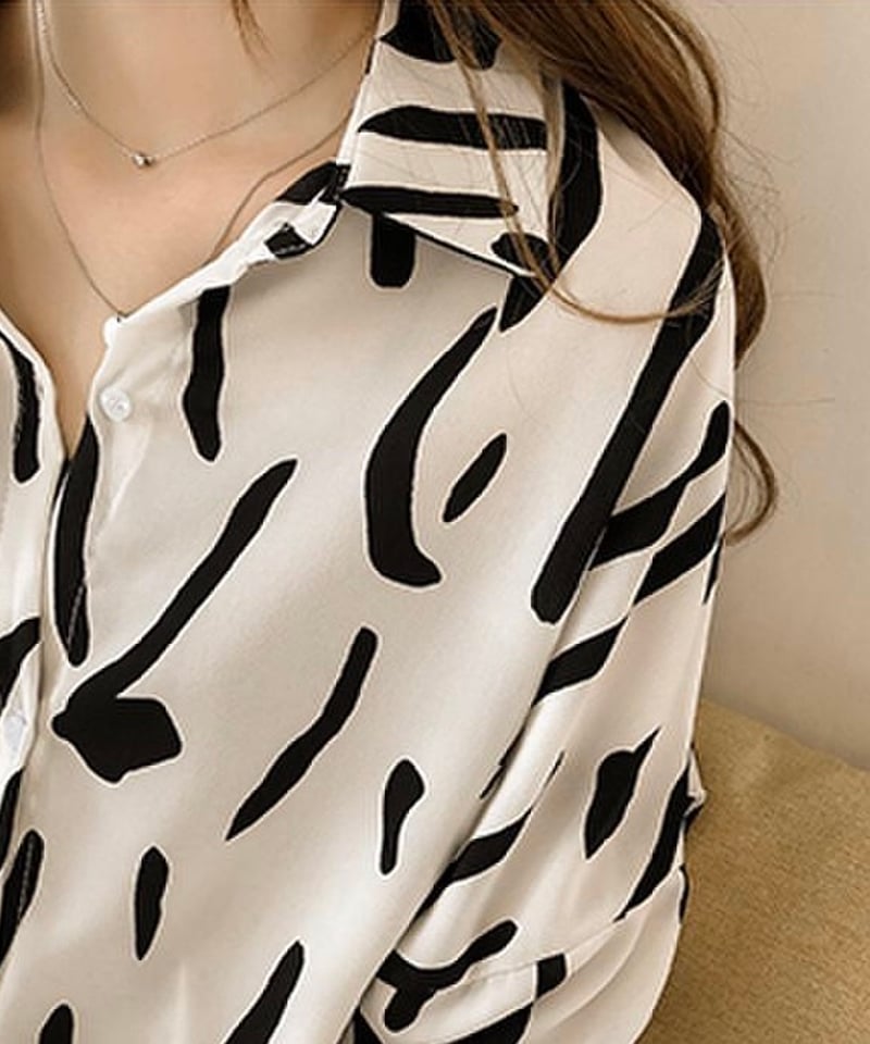 monotone shirt blouse (2 colors) | REPOACE®︎