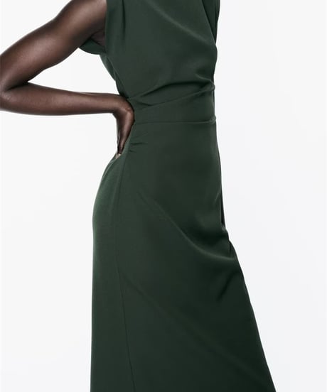 sleeveless middle length dress (3 colors)