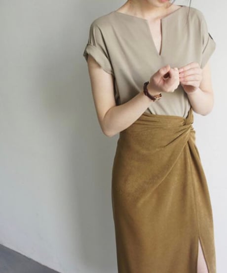 matte texture cross skirt (1 colors)